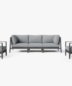 Contemporary Aluminum Garden Sofa